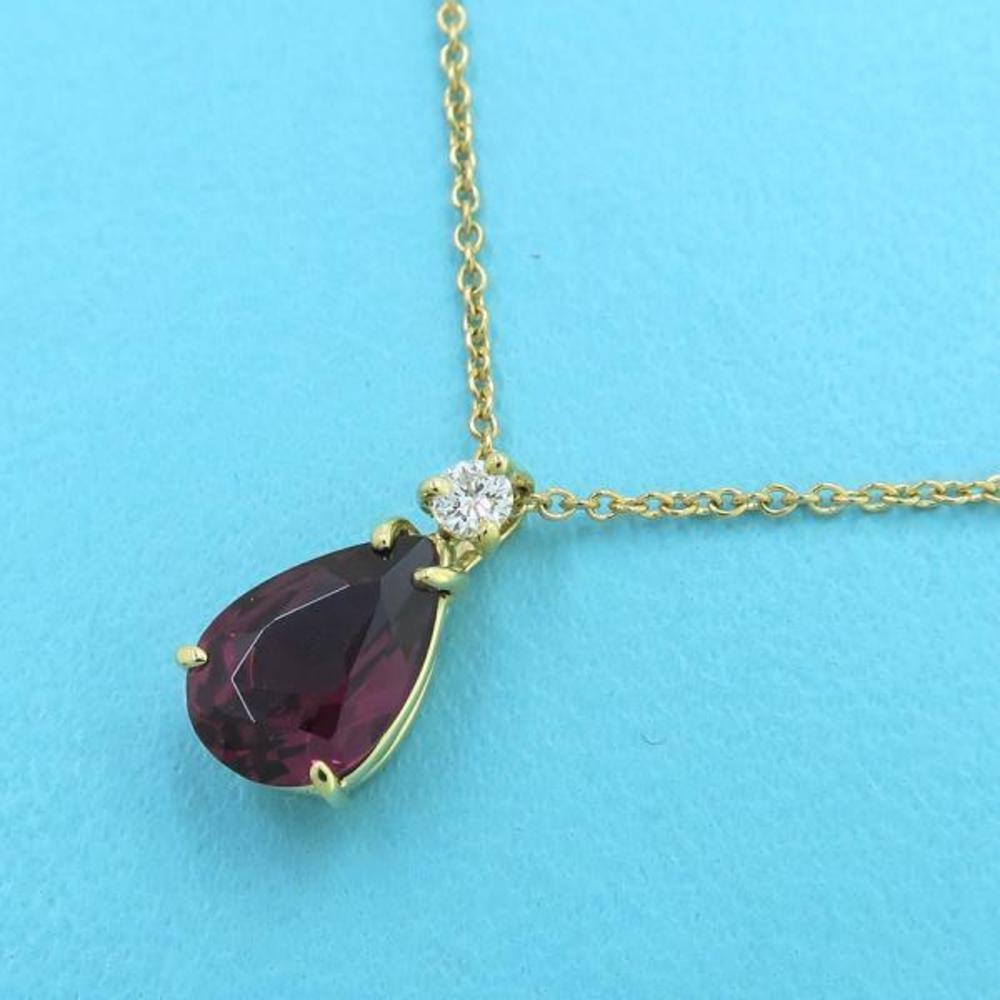 Tiffany Garnet Diamond Necklace